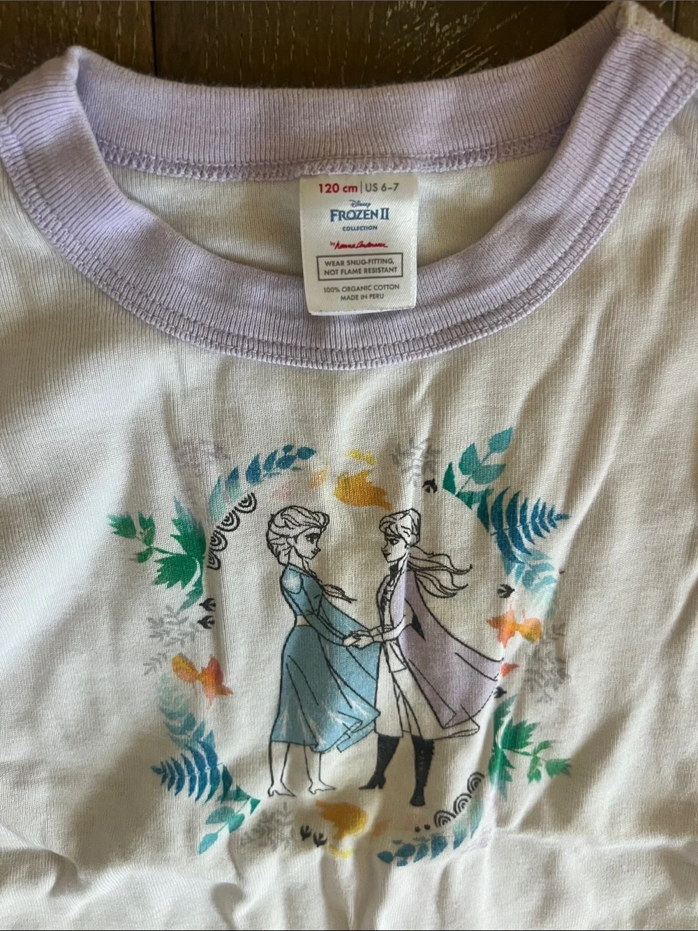 Hannah Andersson pj set with frozen print